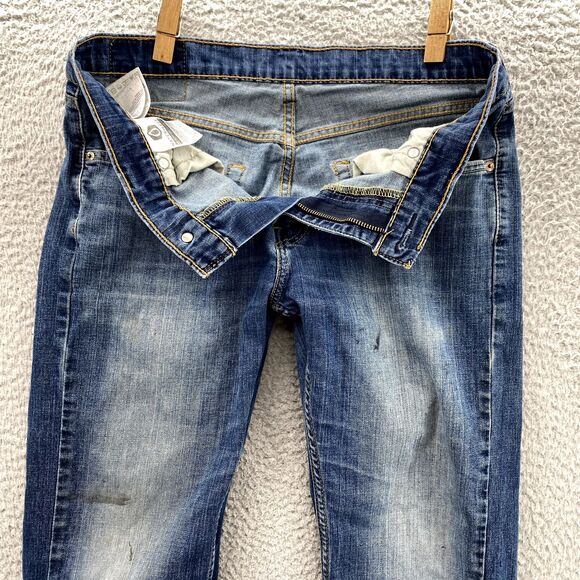 Levis 527 Jeans Women 32x28* Bootcut Cotton Denim Casual Pants Western Y2k Rodeo - Picture 11 of 16